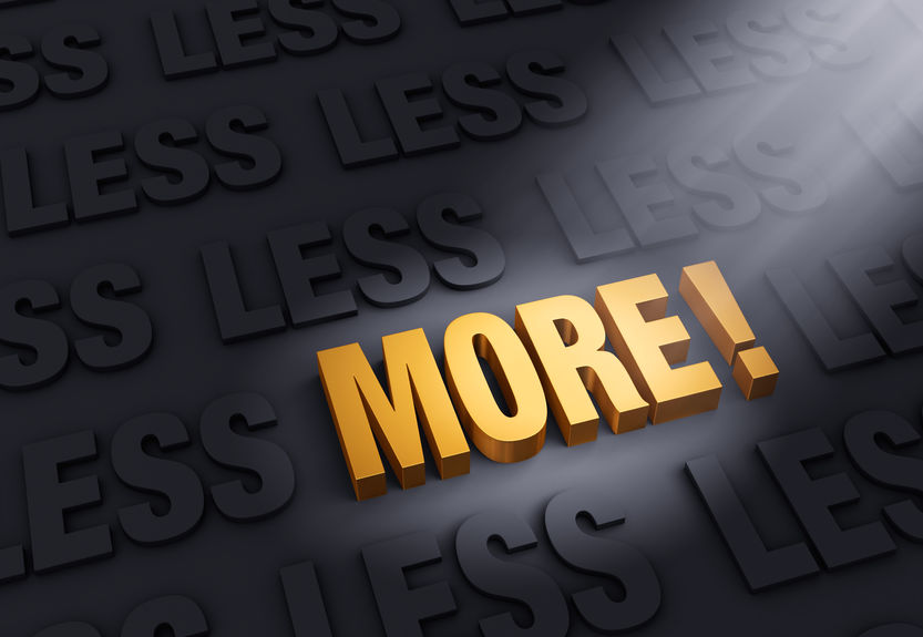 Get more with less